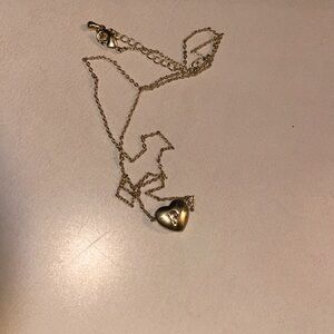 Initial P 14kt gold necklace